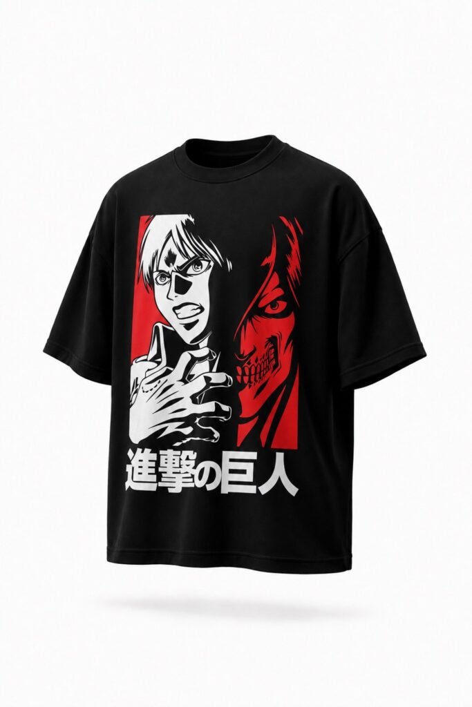 Camiseta Eren Rojo – Attack on Titan