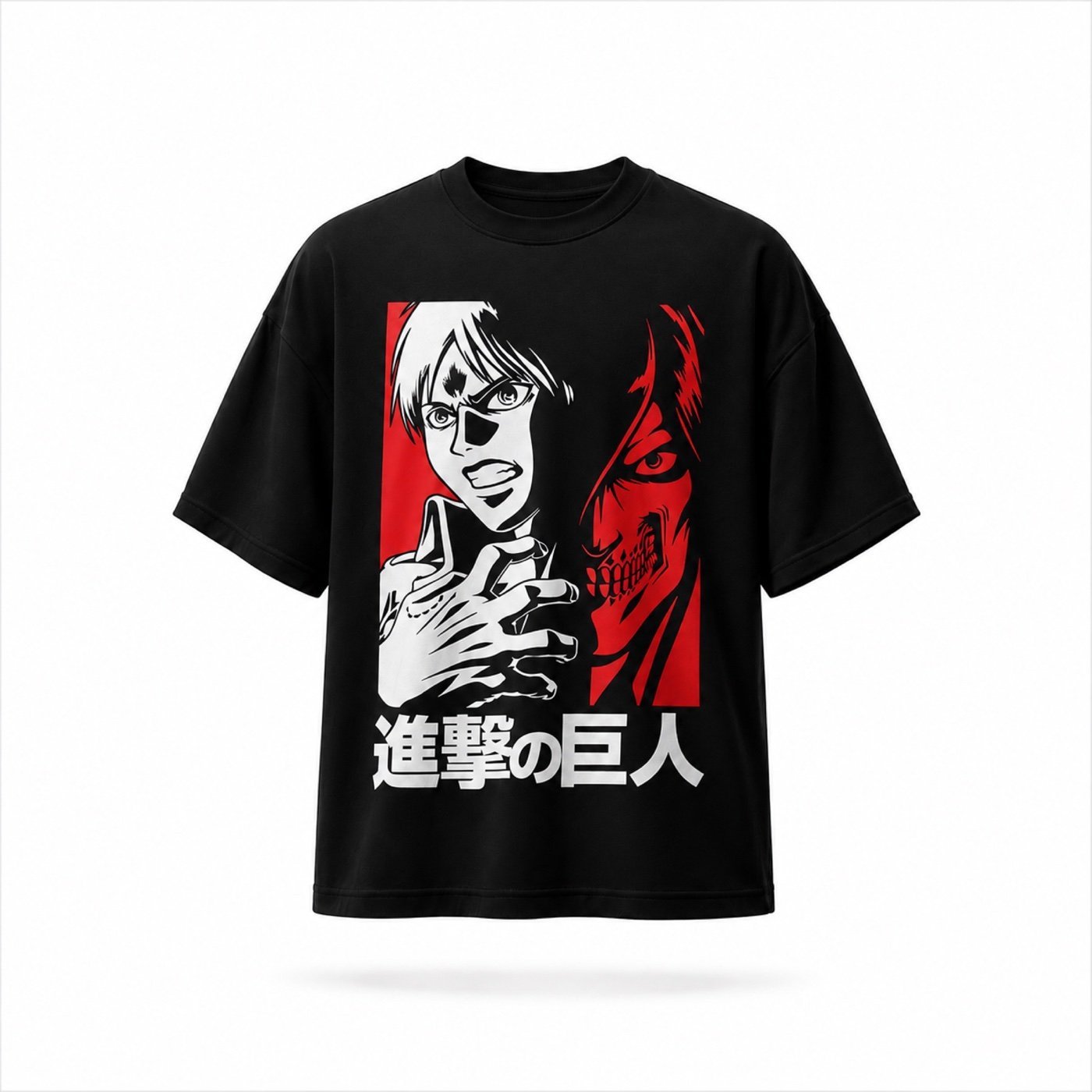 Camiseta Eren Rojo – Attack on Titan - Imagen 2