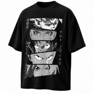 Camiseta Miradas Legendarias – Crossover Anime