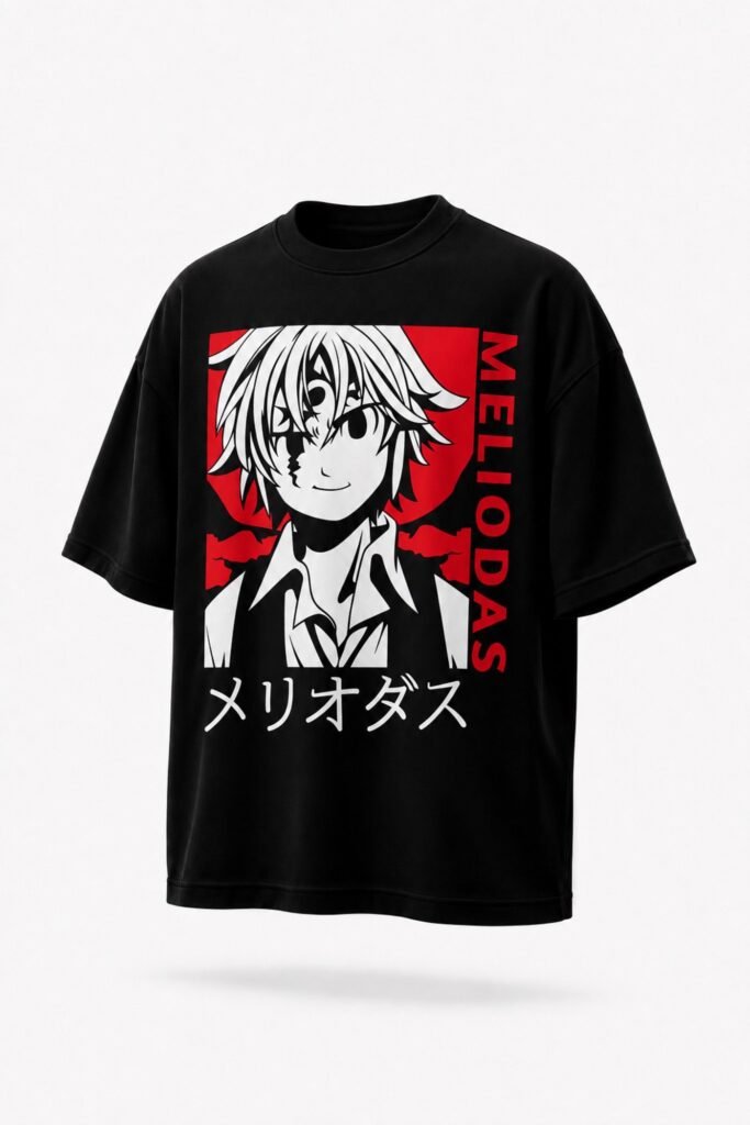 Camiseta Meliodas Rojo – The Seven Deadly Sins